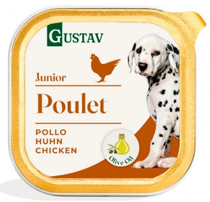 Picture of Gustav Junior Dog Chicken Pate 150gr